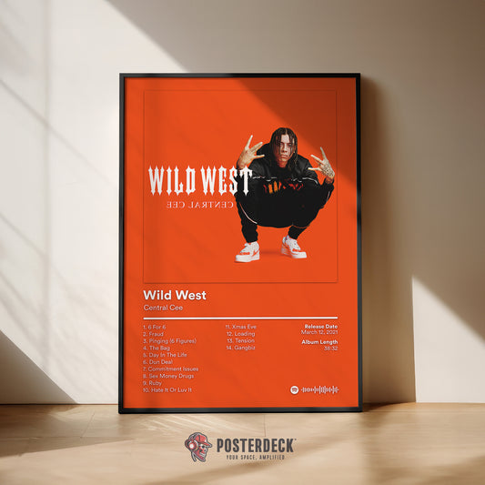 Central Cee 'Wild West' Album Poster