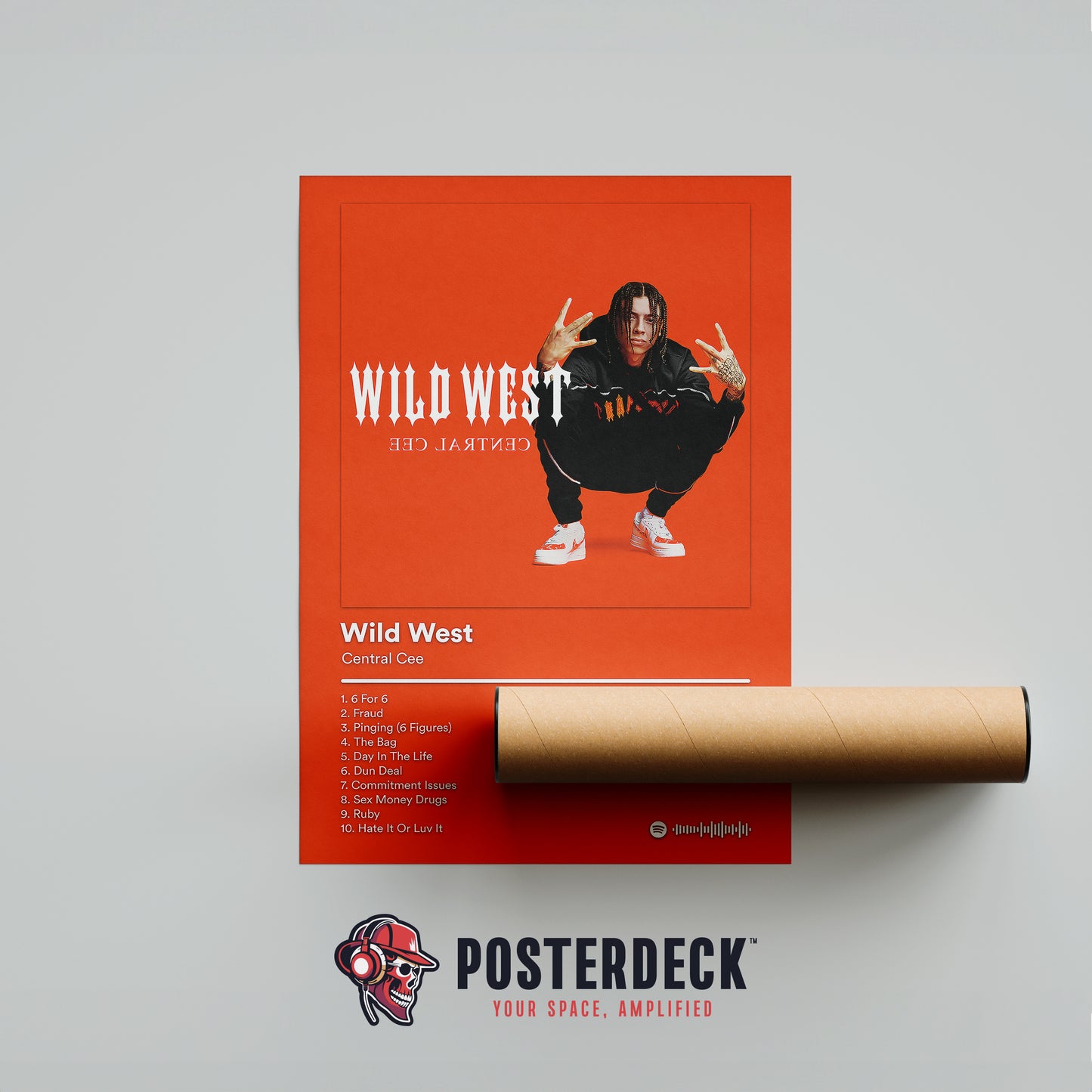 Central Cee 'Wild West' Album Poster