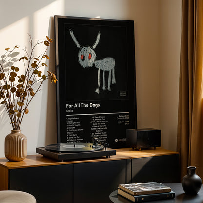 Drake 'For All The Dogs' Album Poster