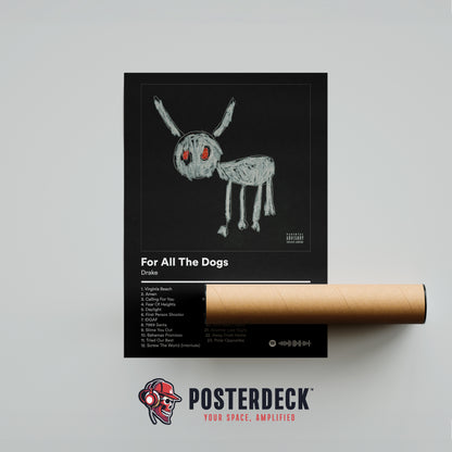 Drake 'For All The Dogs' Album Poster