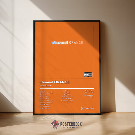 Frank Ocean 'Channel Orange' Album Poster