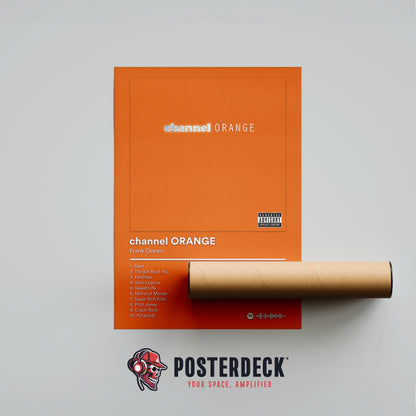 Frank Ocean 'Channel Orange' Album Poster