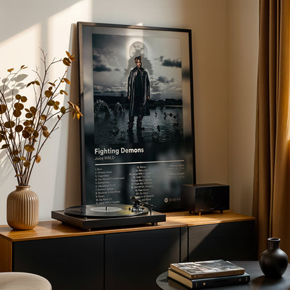 Juice WRLD 'Fighting Demons' Album Poster