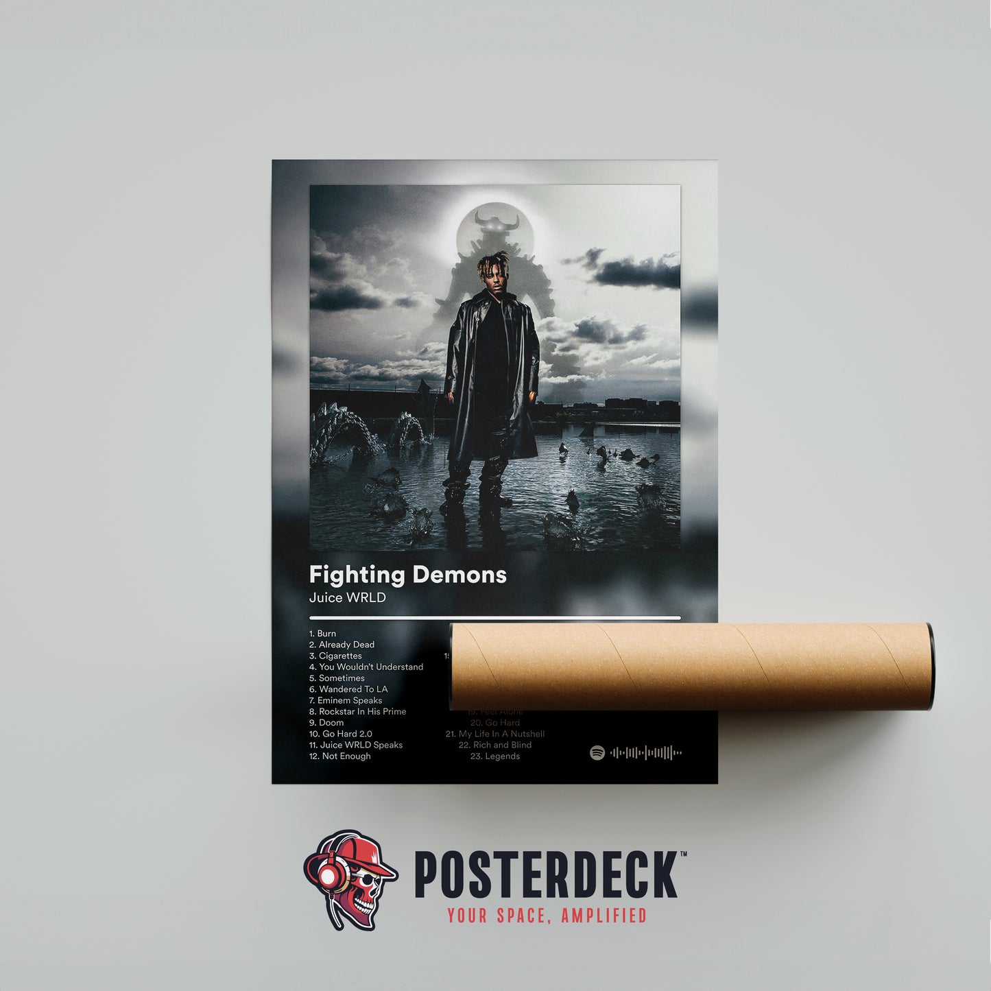 Juice WRLD 'Fighting Demons' Album Poster