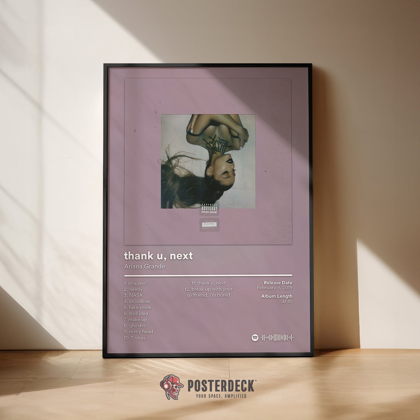 Ariana Grande 'Thank u, next' Album Poster