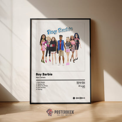 Ken Carson 'Boy Barbie' Album Poster