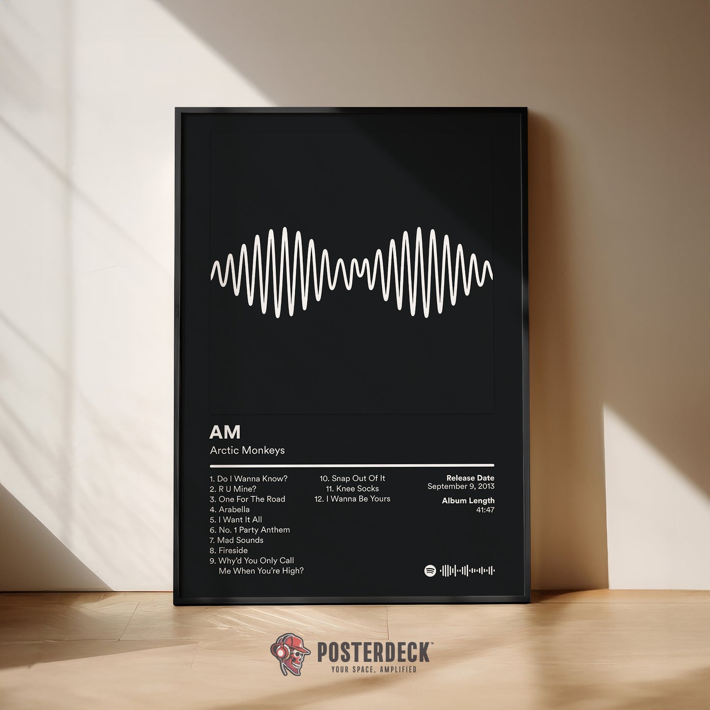 Arctic Monkeys 'AM' Album Poster