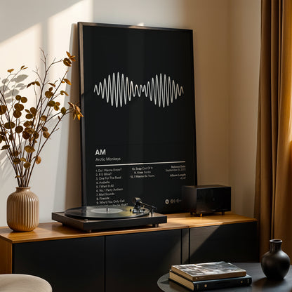 Arctic Monkeys 'AM' Album Poster
