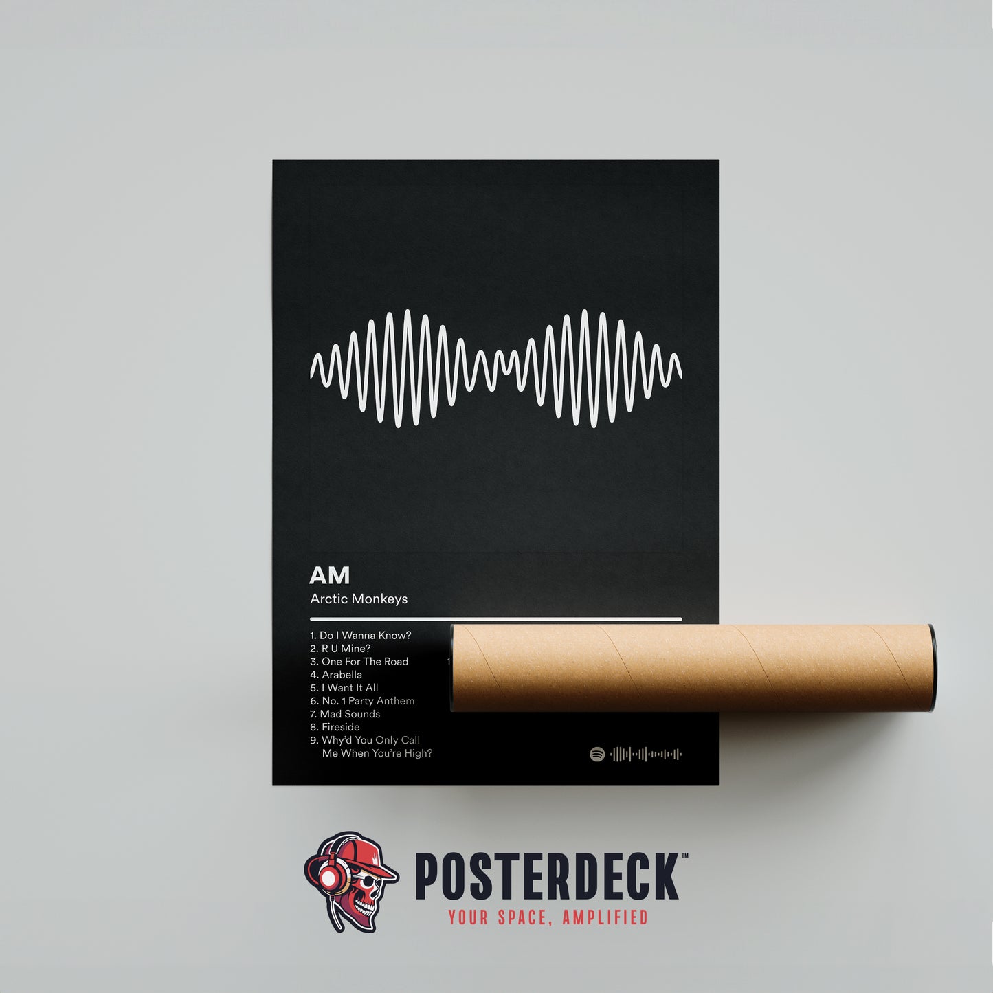 Arctic Monkeys 'AM' Album Poster