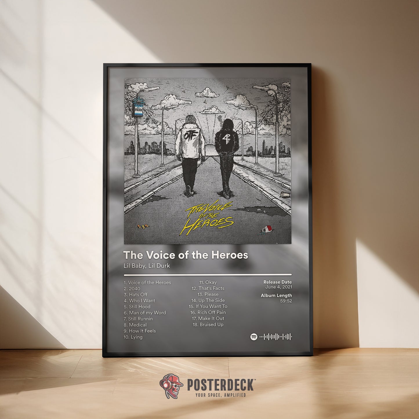 Lil Durk 'The Voice Of The Heroes' Album Poster