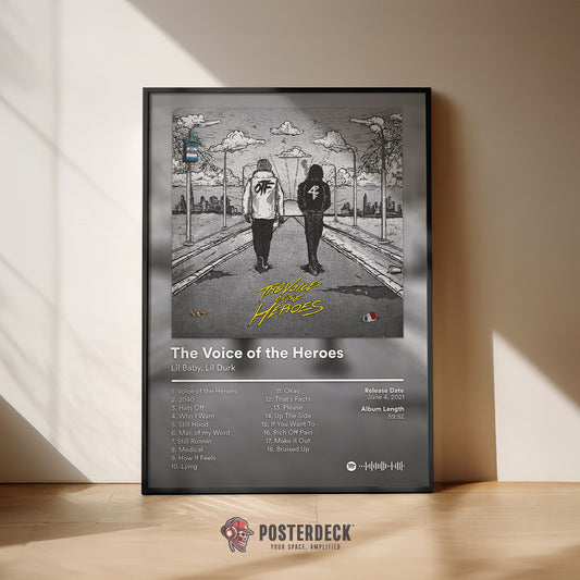Lil Durk 'The Voice Of The Heroes' Album Poster