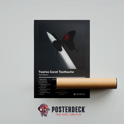 Post Malone 'Twelve Carat Toothache' Album Poster