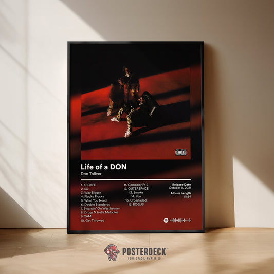 Don Toliver 'Life Of A DON' Album Poster