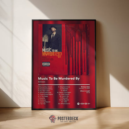 Eminem 'Music To Be Murdered By' Album Poster