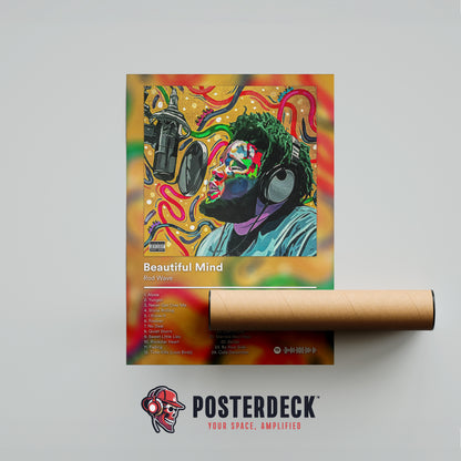 Rod Wave 'Beautiful Mind' Album Poster