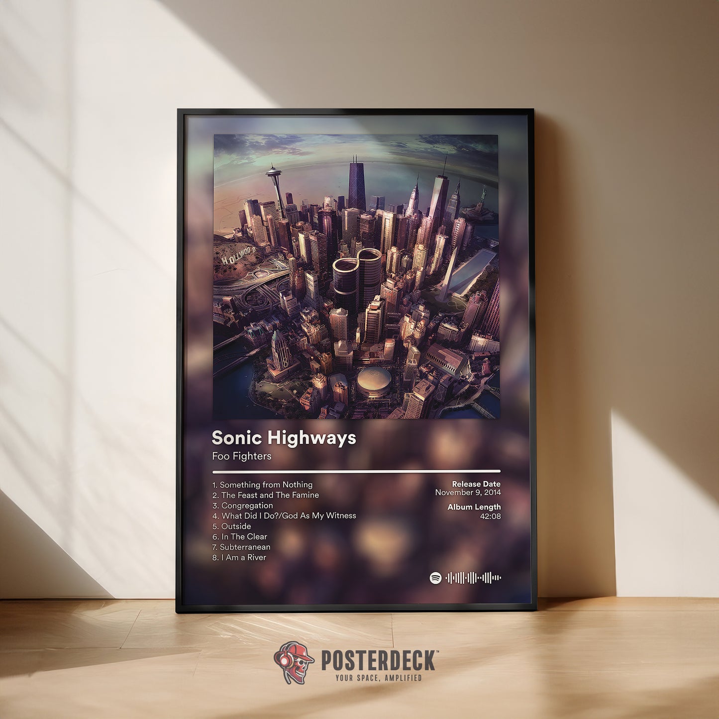 Foo Fighters 'Sonic Highways' Album Poster