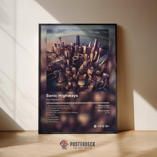 Foo Fighters 'Sonic Highways' Album Poster