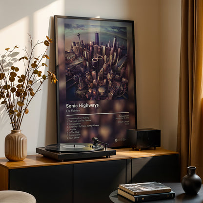 Foo Fighters 'Sonic Highways' Album Poster