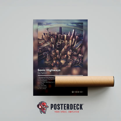 Foo Fighters 'Sonic Highways' Album Poster