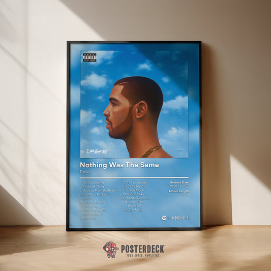 Drake 'Nothing Was The Same Deluxe' Album Poster