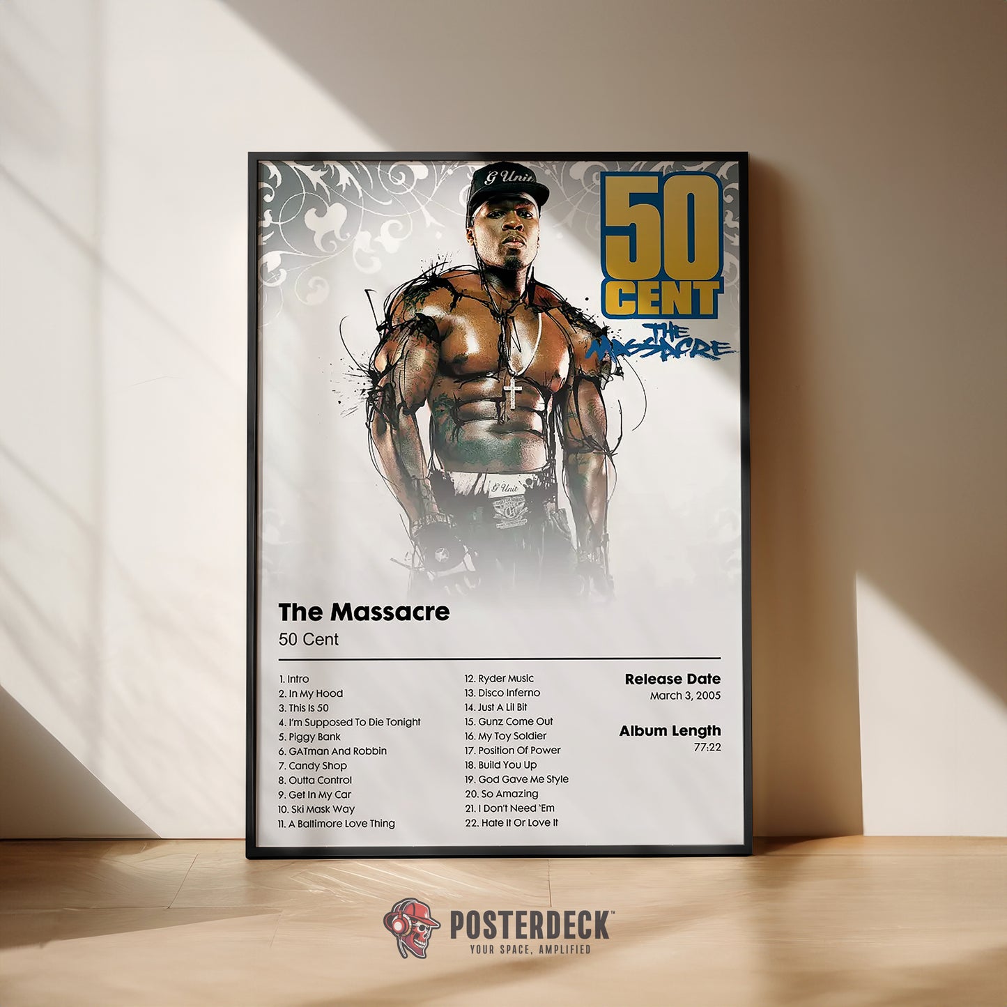 50 Cent 'The Massacre' Album Poster