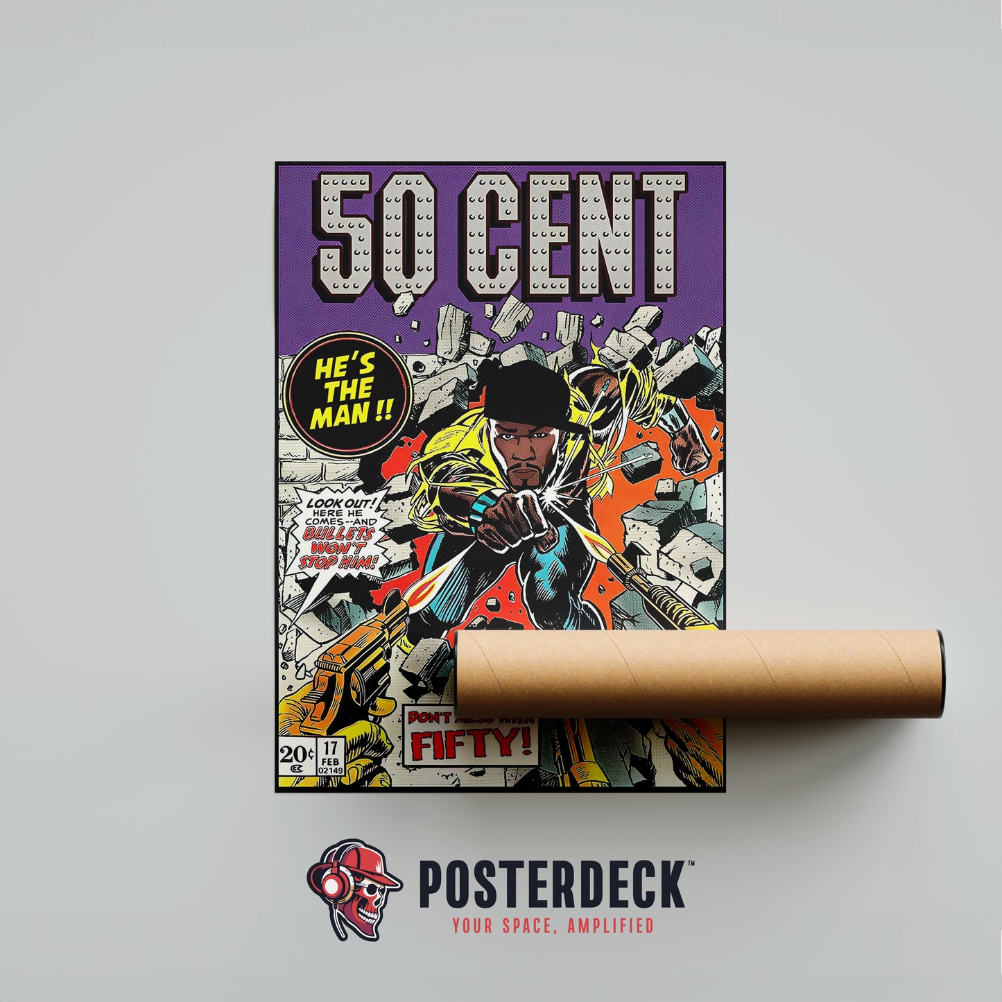 50 Cent 'Comic' Poster