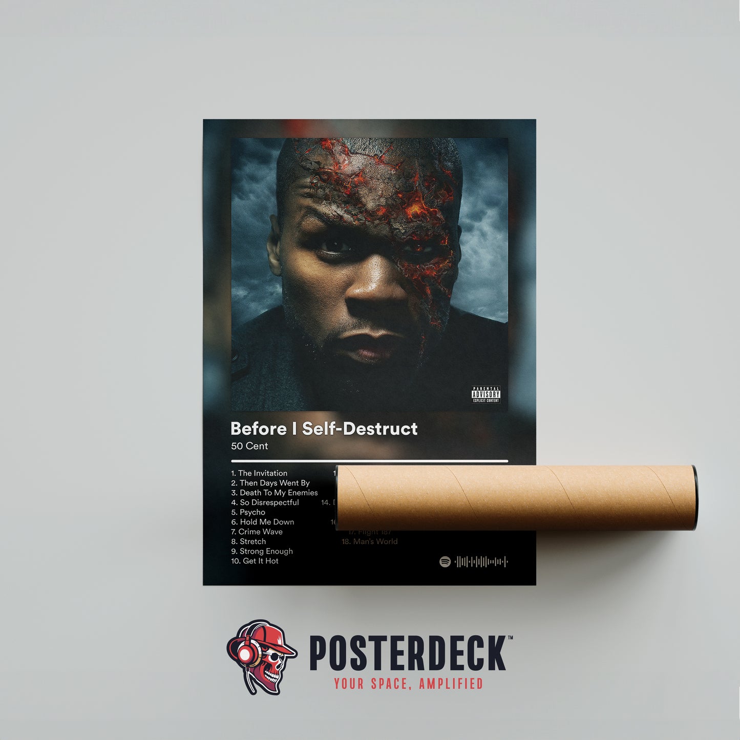 50 Cent 'Before I Self-Destruct' Album Poster