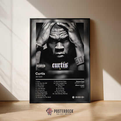 50 Cent 'Curtis' Album Poster