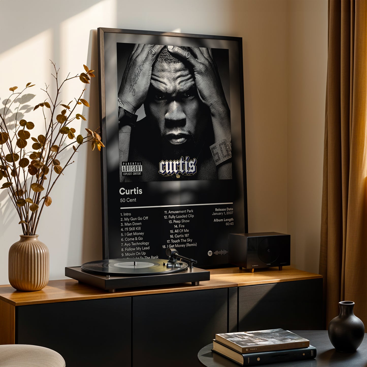 50 Cent 'Curtis' Album Poster