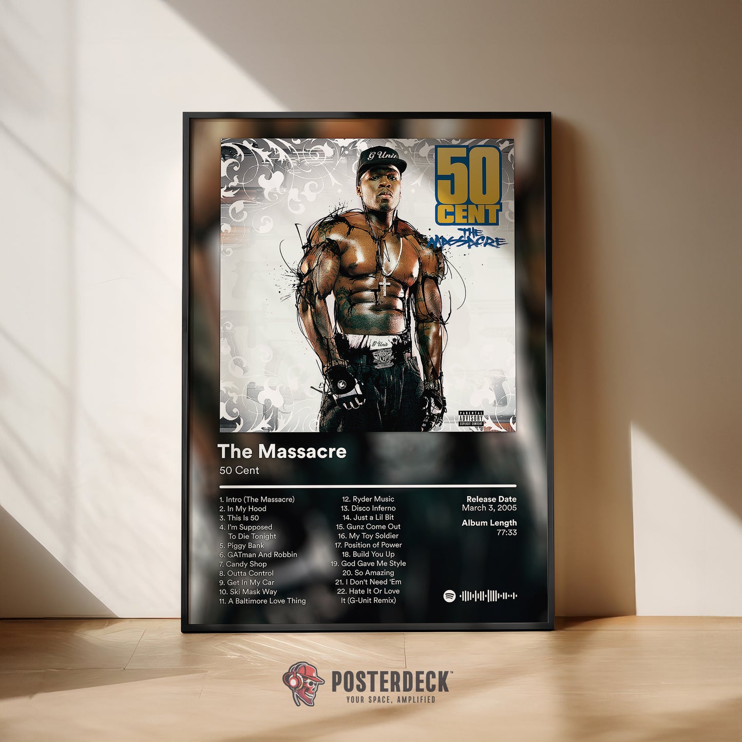 50 Cent 'The Massacre' Album Poster