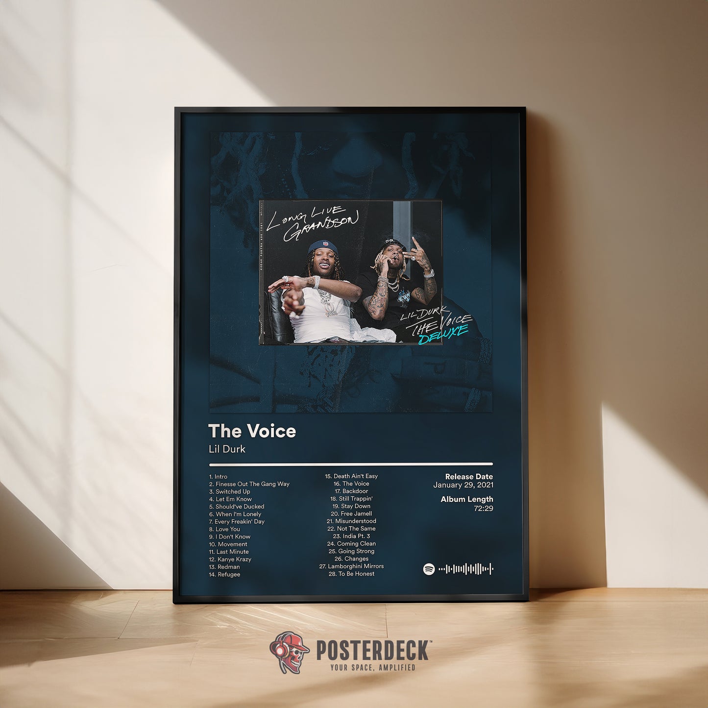 Lil Durk 'The Voice' (Deluxe) Album Poster