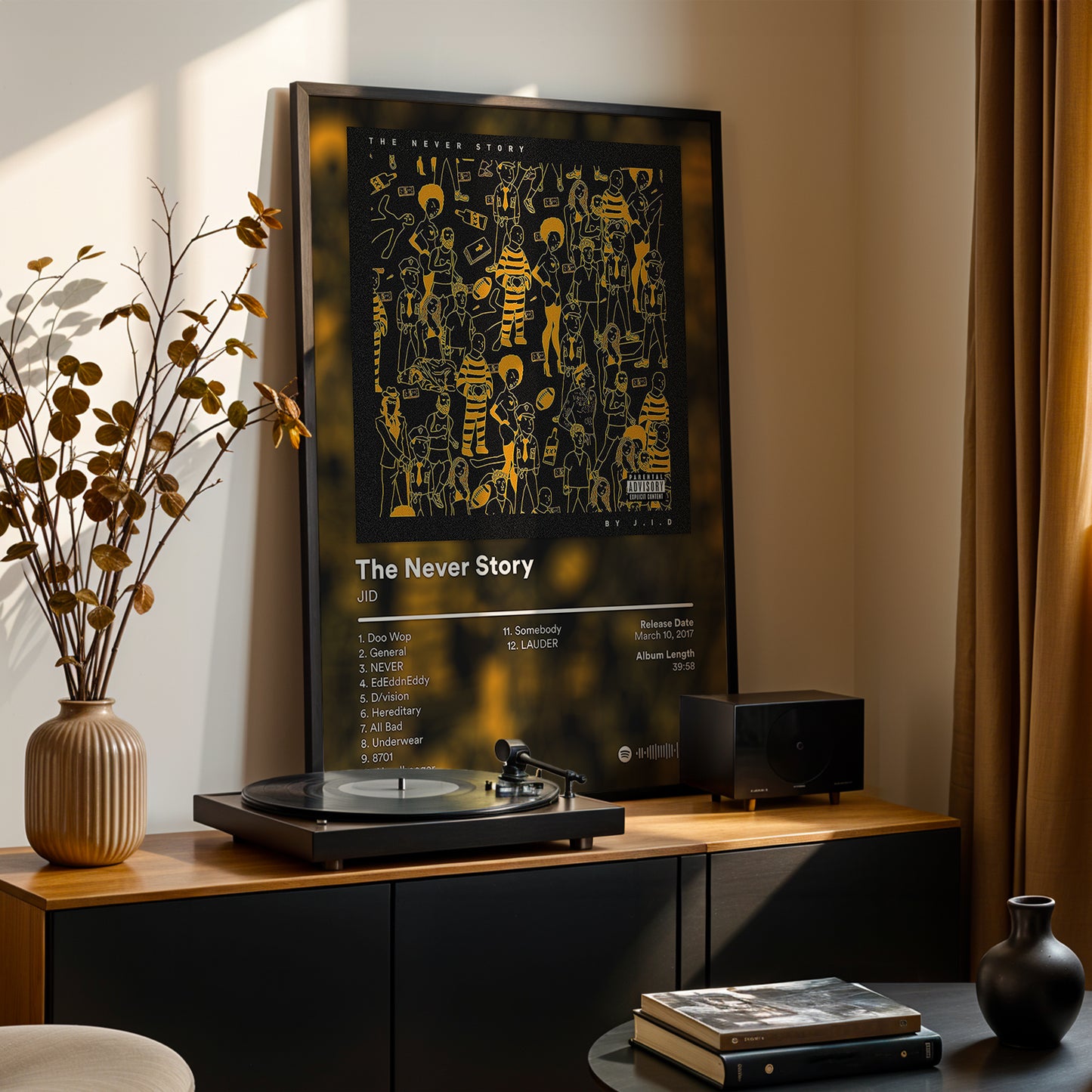 JID 'The Never Story' Album Poster