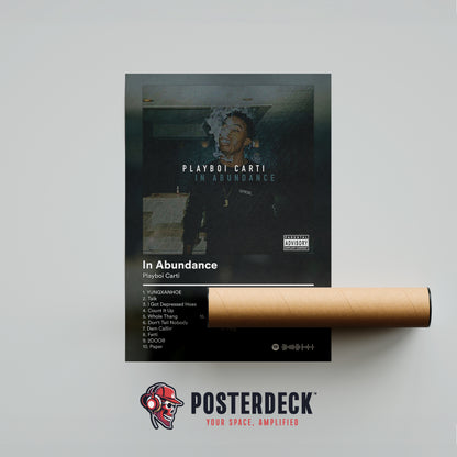 Playboi Carti 'In Abundance' Album Poster