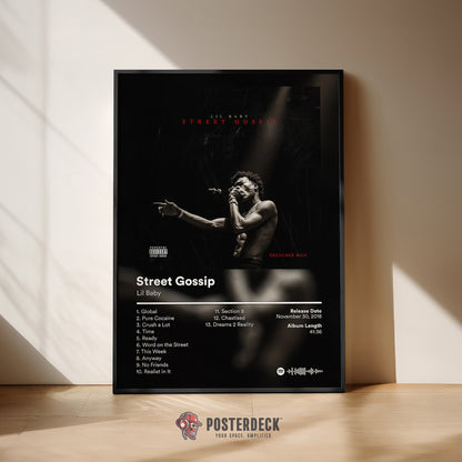 Lil Baby 'Street Gossip' Album Poster