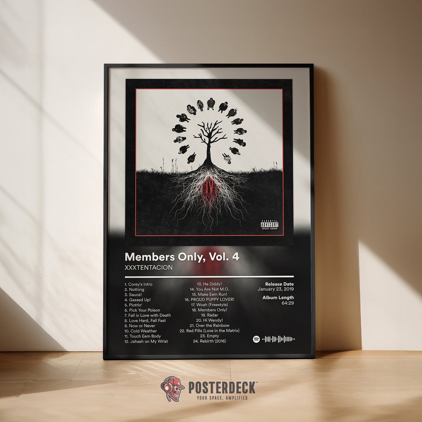 XXXTENTACION 'Members Only, Vol. 4' Album Poster