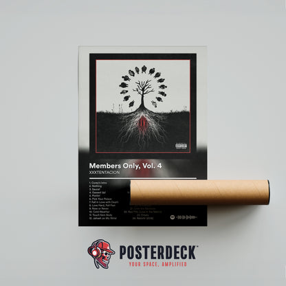 XXXTENTACION 'Members Only, Vol. 4' Album Poster