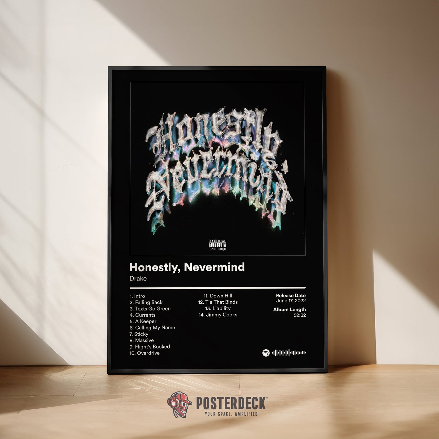 Drake 'Honestly Nevermind' Album Poster