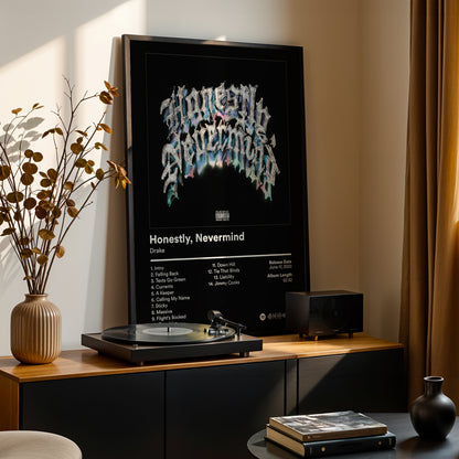 Drake 'Honestly Nevermind' Album Poster