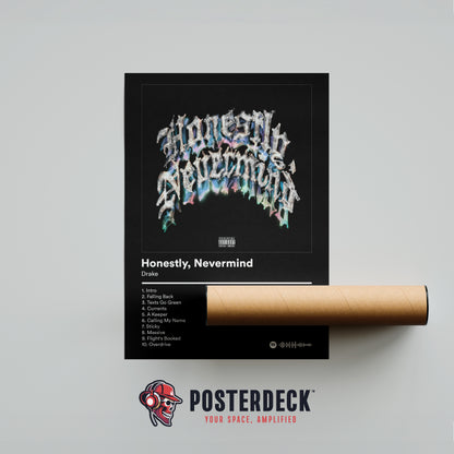 Drake 'Honestly Nevermind' Album Poster