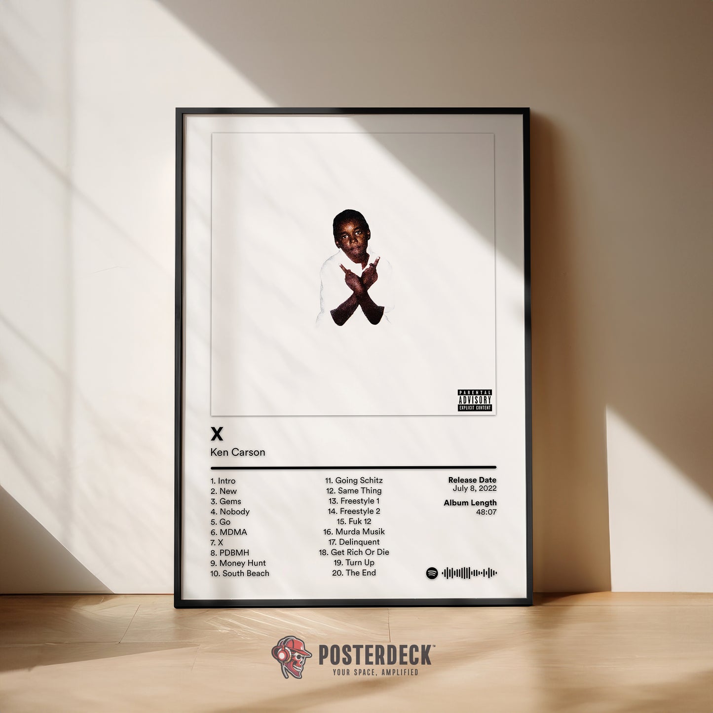 Ken Carson 'X' Album Poster