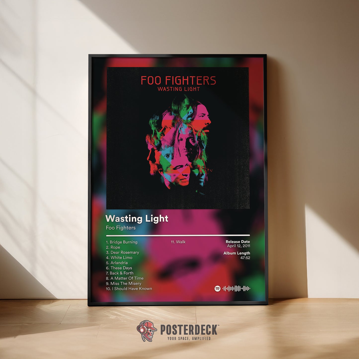 Foo Fighters 'Wasting Light' Album Poster
