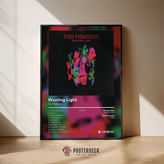 Foo Fighters 'Wasting Light' Album Poster