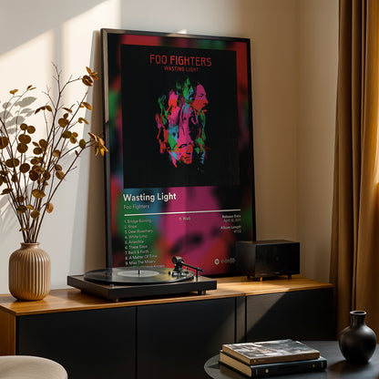 Foo Fighters 'Wasting Light' Album Poster