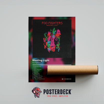 Foo Fighters 'Wasting Light' Album Poster