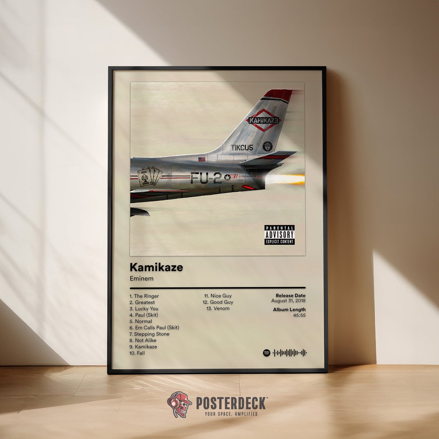 Eminem 'Kamikaze' Album Poster