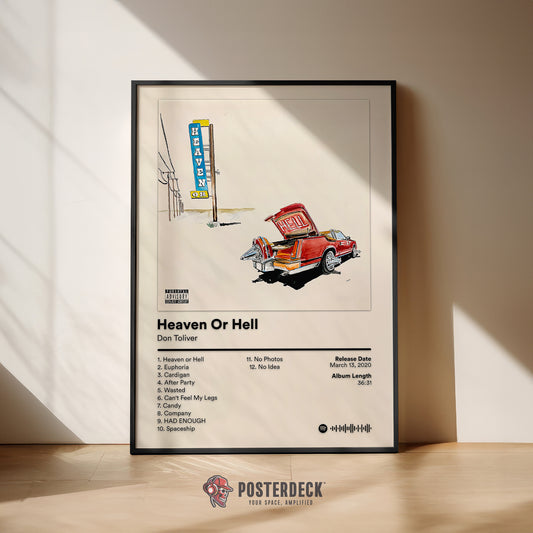 Don Toliver 'Heaven Or Hell' Album Poster