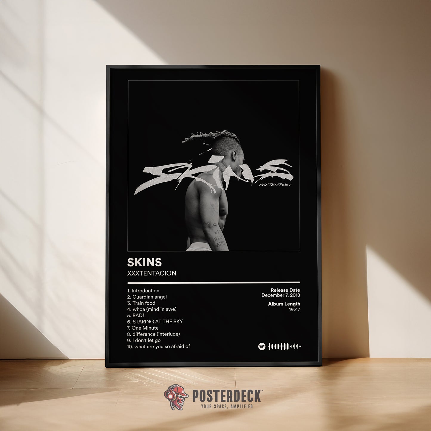 XXXTENTACION 'Skins' Album Poster