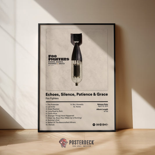 Foo Fighters 'Echoes, Silence, Patience & Grace' Album Poster