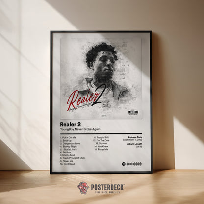 YoungBoy Never Broke Again 'Realer 2' Album Poster