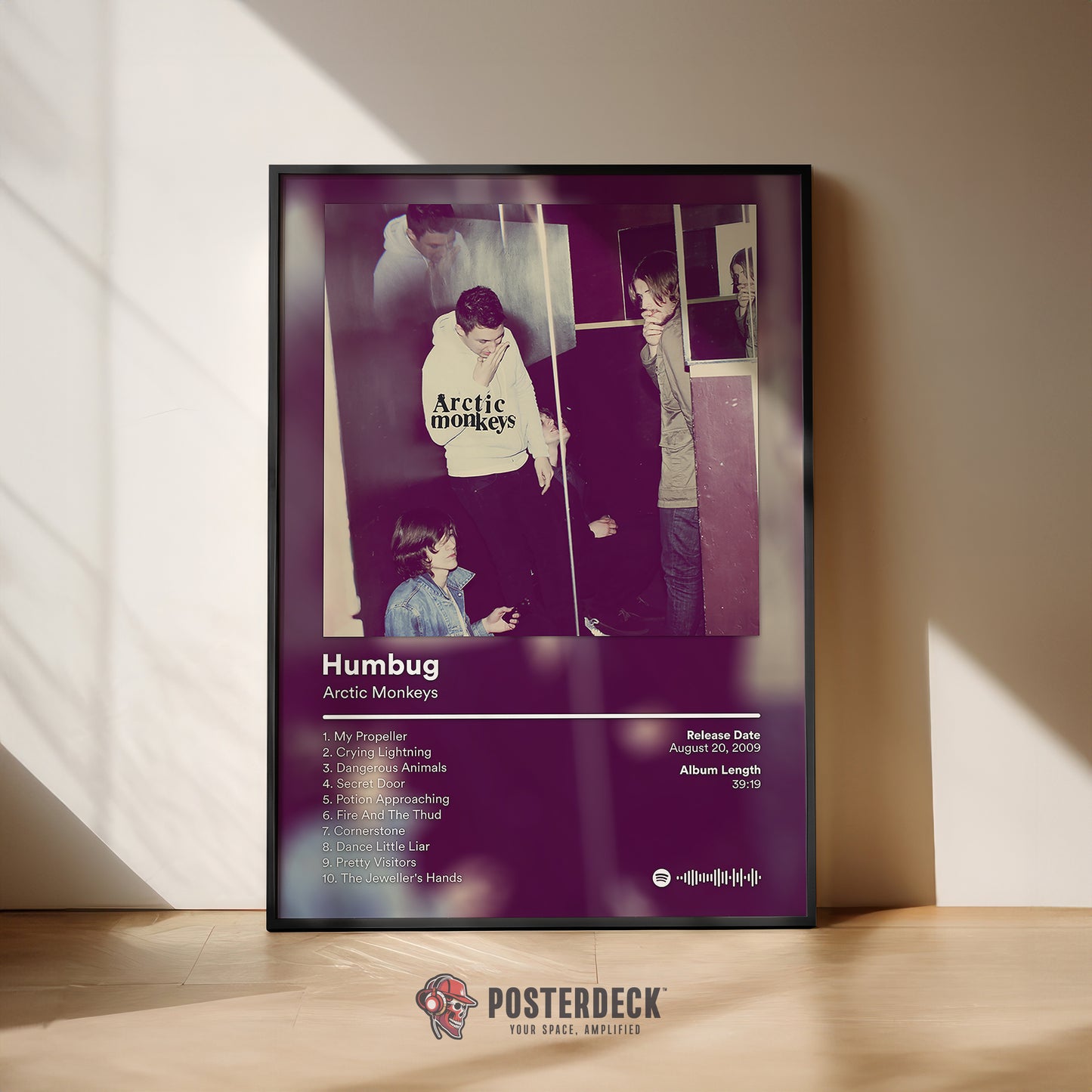 Arctic Monkeys 'Humbug' Album Poster